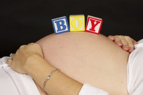 産み分け 男の子 妊婦 お腹