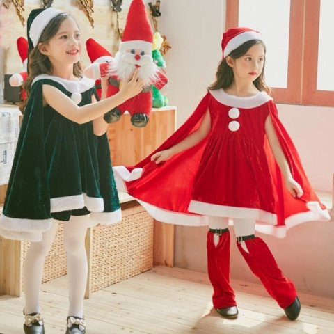 要出典 クリスマス衣装 クリスマス コスチューム ワンピース