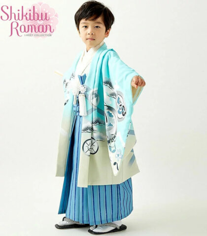 要出典 3歳 男の子 七五三 式部浪漫 七五三 3歳~5歳 羽織袴フルセット