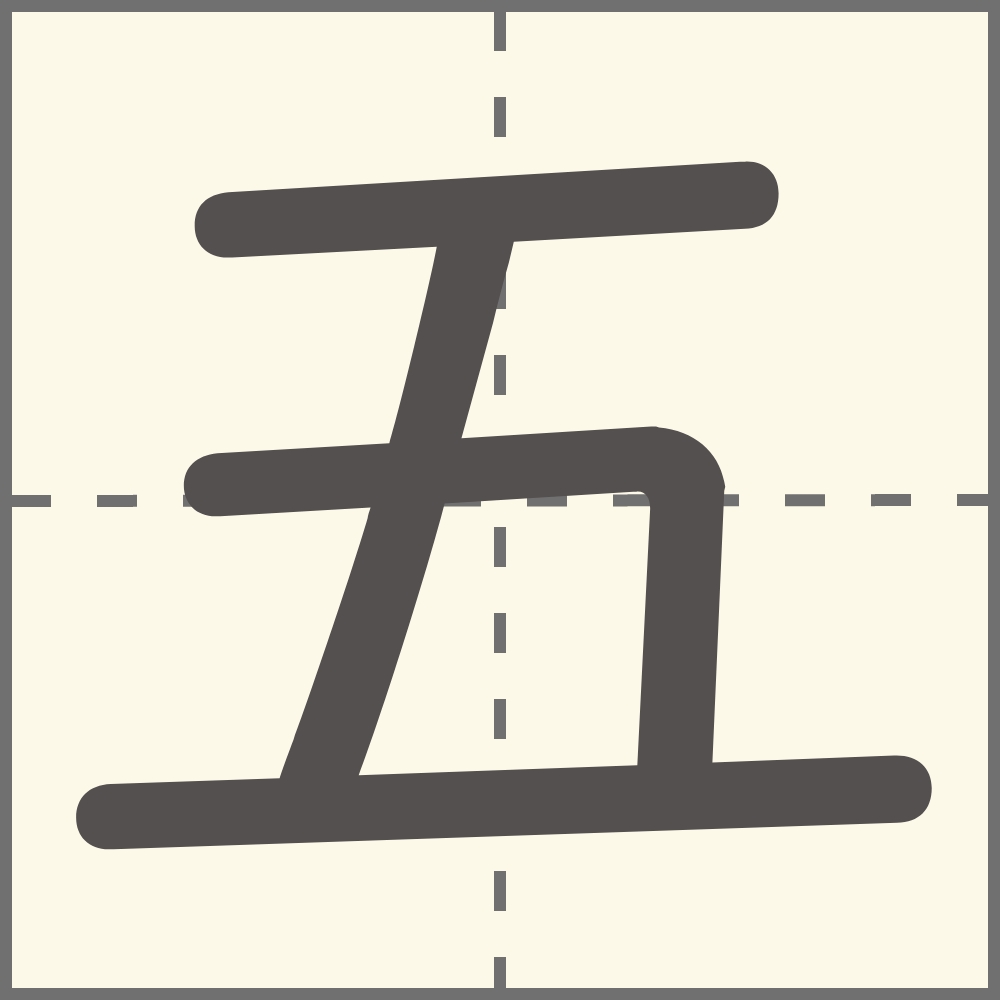 五の書き順 | 5の上手な書き方 – SQVS