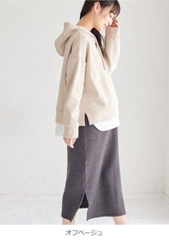 要出典 マタニティワンピース エンジェリーベ マタニティ パーカードッキング ワンピース