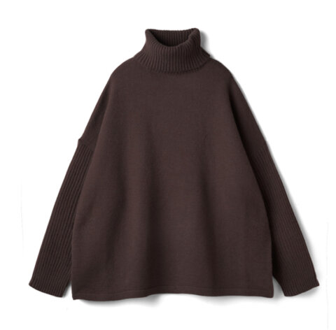 要出典　グレイル　タートルネックニットチュニック