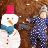 アイキャッチ正方形　冬　赤ちゃん