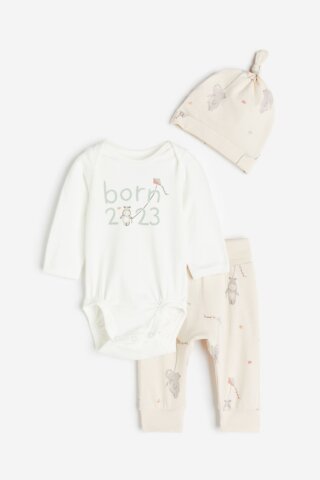 要出典 H&M コットン3アイテムセット