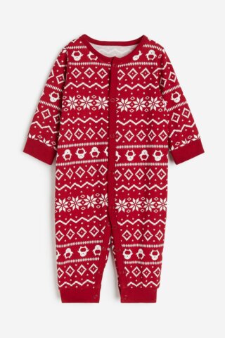 要出典 H&M パターンカバーオールパジャマ