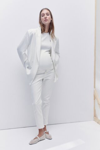 要出典 H&M マタニティ MAMA スリムアンクルデニム