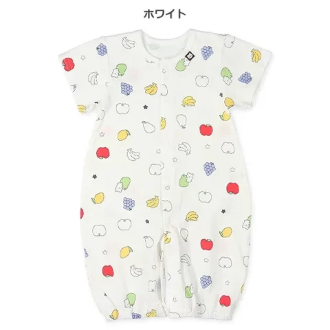 要出典　おしらせ　西松屋　天竺大好きフルーツ半袖コンビドレス