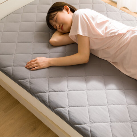 要出典 夏の快適おやすみグッズ ニトリ Nクールスーパー ゴムバンド付き 敷パッド