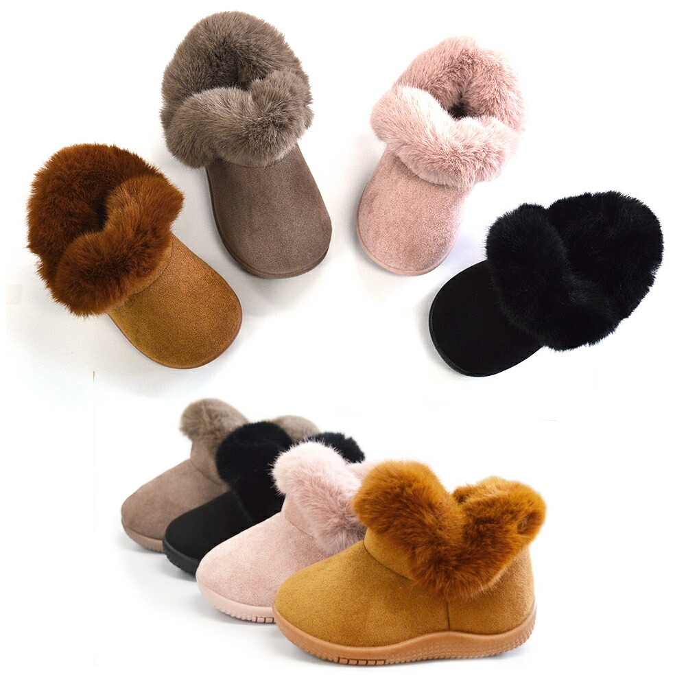 キッズ】 ムートン 12.5cm ムートンブーツ 防寒（ムートンブーツ  