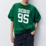 要出典　おしらせ　H&M　マタニティ　テキストデザインスウェットシャツ