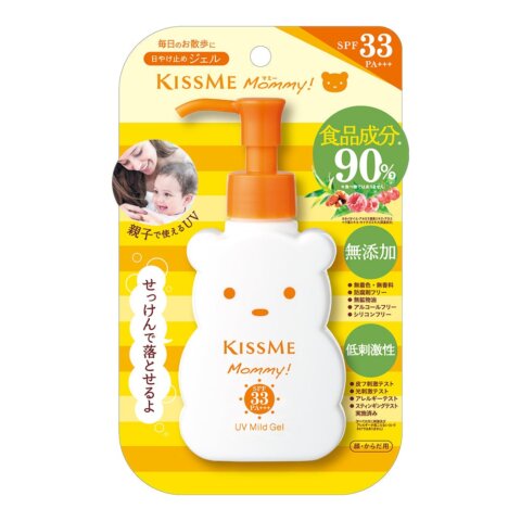 要出典 子ども 日焼け止め キスミー マミー UVマイルドジェルN SPF33 PA+++ 100g