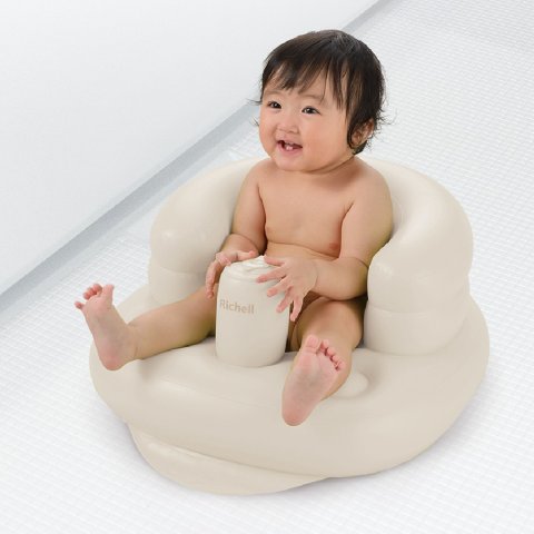 要出典 お風呂グッズ リッチェル ふかふか ベビーチェアK