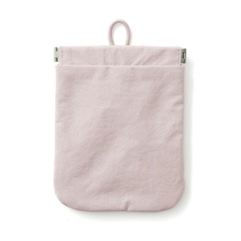 要出典 無印良品 リンクルナイロン 片手で開くフラットポーチ