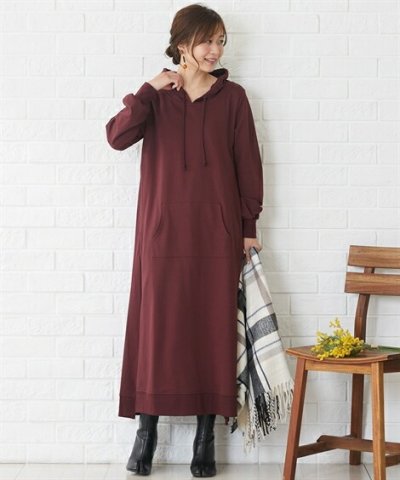 要出典 マタニティワンピース ニッセン マタニティ マキシ丈パーカーワンピース