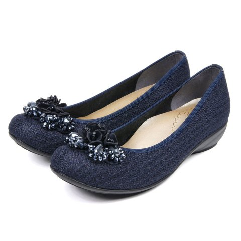 要出典 妊婦 靴 フラットシューズ ファーストコンタクト ビジュー フラットシューズ