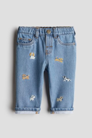 要出典 baby お知らせ H&M 刺繍ディテールデニム