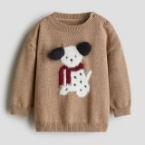 要出典 baby お知らせ H&M ジャカードモチーフ コットンセーター
