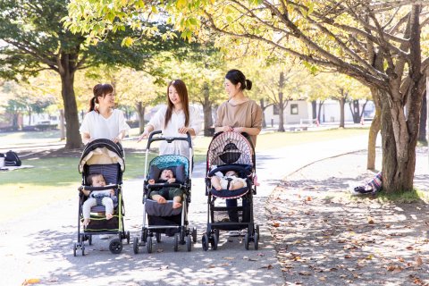 ベビーカー 比較 A型 B型 ママ 赤ちゃん ママ友