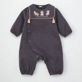 要出典　バースデイ　新生児　カバーオール (60-70・70-80cm　Cottoli/yukiemon)