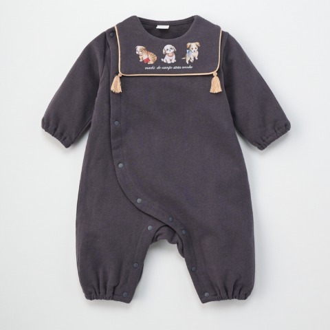 要出典 バースデイ 新生児 カバーオール (60-70・70-80cm Cottoli/yukiemon)