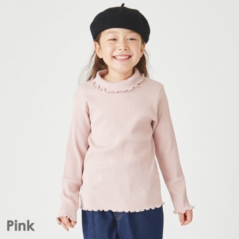 要出典 長袖キッズTシャツ ever closet キッズ リブトップス 長袖