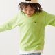 要出典 長袖キッズTシャツ devirock 無地 ポケット付き クルーネック 長袖Tシャツ