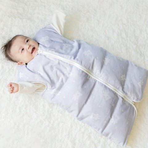 要出典 ベビースリーパー 赤ちゃんの城 薄手ダウンスリーパー