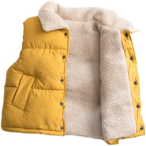 要出典 キッズベスト キッズベスト 裏起毛