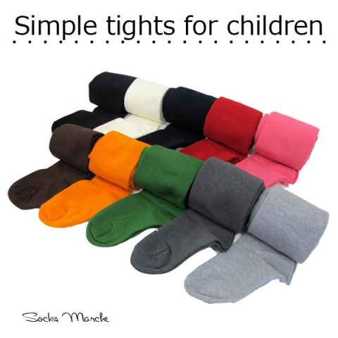 要出典 子ども用タイツ ソックスマルシェ キッズ 厚手ニットタイツ