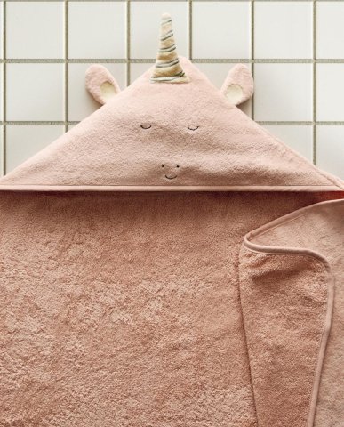 要出典　おしらせ　 ZARA HOME　ベビー フーデッドタオル