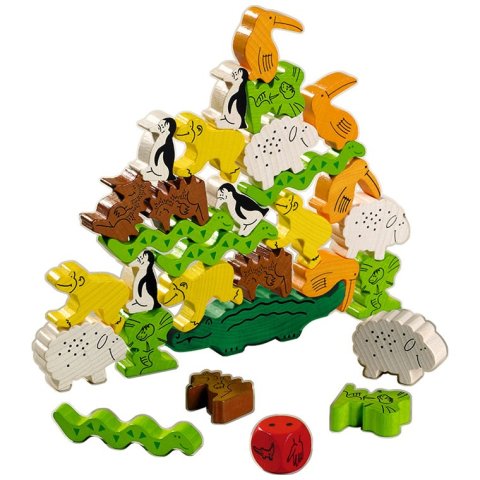 要出典 4歳 知育玩具 HABA（ハバ）ワニに乗る？