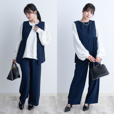 要出典 マタニティフォーマル スウィートマミー マタニティ ジレ セットアップ