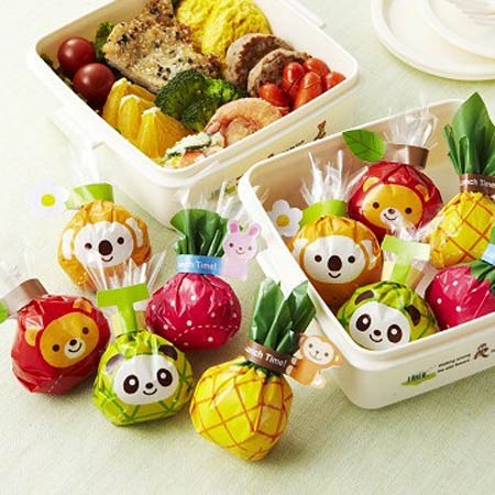 要出典 おにぎりラップ トルネ へんしんおにぎりラップ フルーツ&アニマル