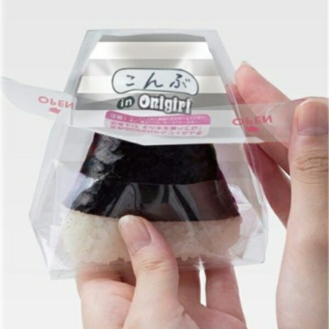 要出典 おにぎりラップ 小久保工業所 おにぎりデコパック三角型 モノトーン柄