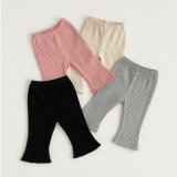 要出典 ベビーレギンス フレア リブ レギンス