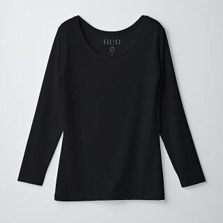 要出典 お知らせ 妊婦さん冷え対策グッズ ReD　Uネックインナー長袖