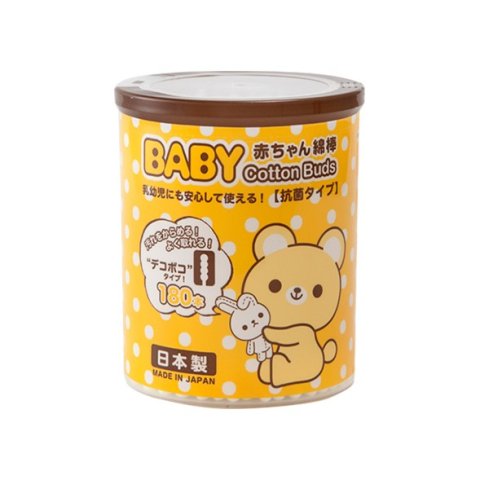 要出典 ベビー綿棒 山洋 くま BABY綿棒デコボコ 180本