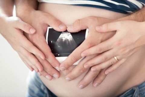マタニティフォト　妊婦　エコー写真