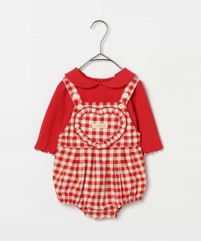 要出典　baby　お知らせ　プルミエ　ベビーオーバーオール＆トップスセット