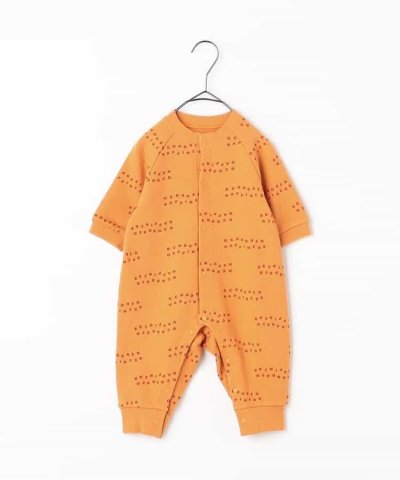 要出典　baby　お知らせ　プルミエ　総柄トレーナーカバーオール