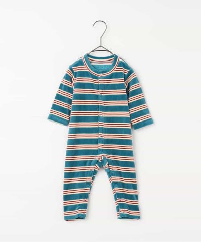 要出典　baby　お知らせ　プルミエ　ベロアタッチのフリースぬくぬくカバーオール