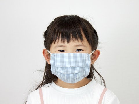 要出典 子ども用マスク ミュッター オーガニックコットン プリーツ型マスク