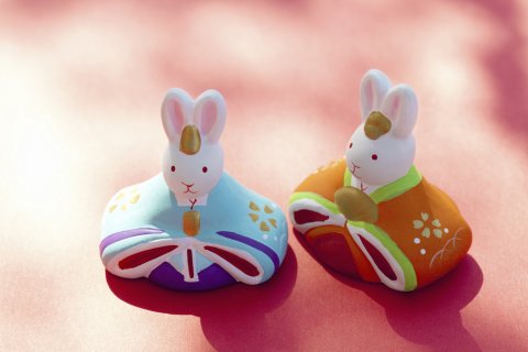 雛人形　ひな祭り　うさぎ