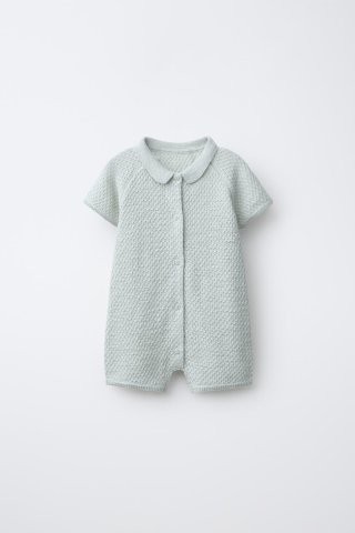 要出典 ninaru お知らせ ZARA 出産準備 テクスチャーニットショートジャンプスーツ