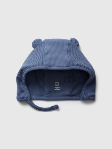 要出典 baby お知らせ ベビー帽子 GAP はじめてのお気に入り くまさん 細リブハット