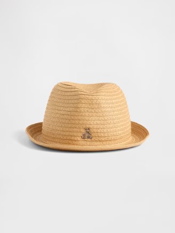 要出典 baby お知らせ ベビー帽子 GAP ブランナンベア ストローフェドラハット