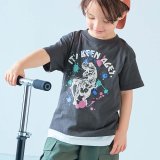 要出典 キッズTシャツ devirock BOXシルエット プリント半袖Tシャツ