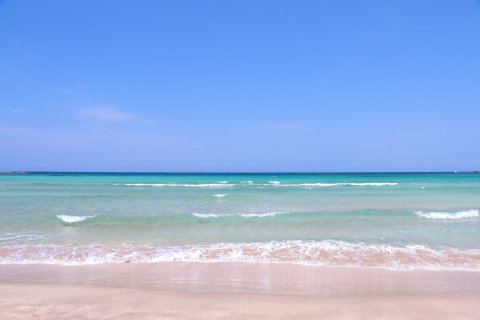 夏　海　海岸　空　砂浜