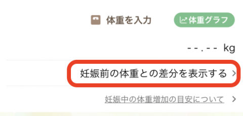 体重グラフ_妊娠前の体重