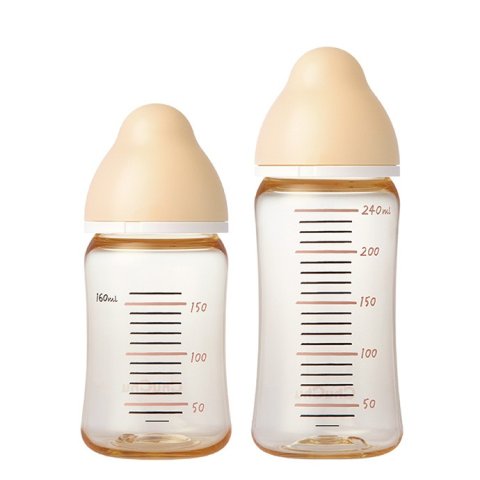 要出典 哺乳瓶 チュチュ マルチフィット広口タイプ哺乳びん プラスチック製